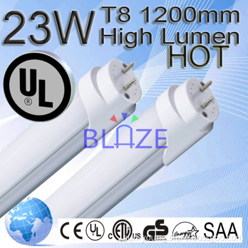 2014 High power Super Brightness T8 1200mm 4Ft LED Tube Lighting 23W
